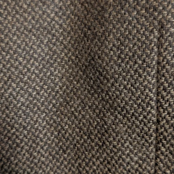 LOUIS DELL'OLIO knit Camel Hair Leather Button Made In Italy Jacket